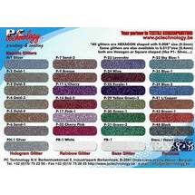 PC Tech Glitter  P-01 Silver Glitter Powder 0,015 Hexa  (PLY GLTTR PWDR P-01 HEX 15-01)