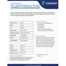 Easiway Products PlastiSolv 842 Press Wash (PLASTISOLV 842 N - 05 LT )