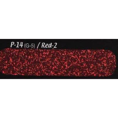 PC Tech Glitter  P-14 Red - 2 Glitter Powder 0,008 Hexa  (PLY GLTTR PWDR P-14 HEX 08-01)