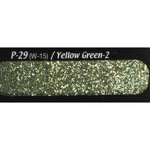 PC Tech Glitter  P-29 Yellow Green - 2 Glitter Powder 0,008 Hexa  
