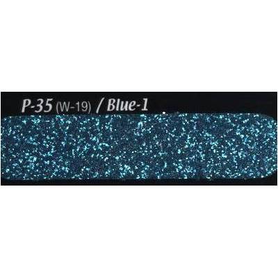 PC Tech Glitter  P-35 Blue - 1 Glitter Powder 0,008 Hexa  (PLY GLTTR PWDR P-35 HEX 08-01)