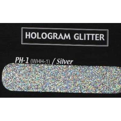 PC Tech Glitter  PH-01 Silver Hologram Glitter Powder 0,008 Hexa  (PLY GLTTR PWDR PH-01 HEX 08-01)