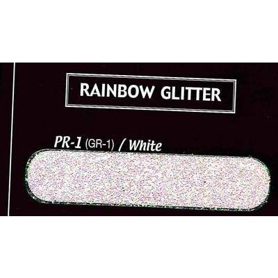 PC Tech Glitter  PR-01 Rainbow Glitter White Powder 0,008 Hexa  (PLY GLTTR PWDR PR-01 HEX 08-01)