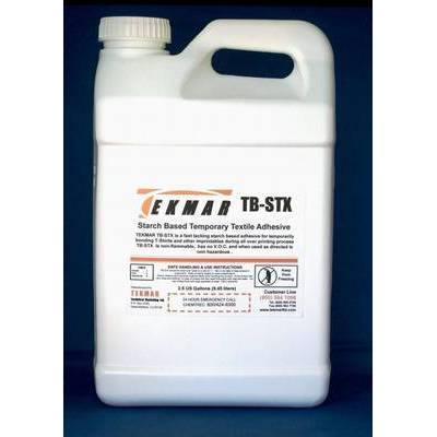 TEKMAR Tekbond TB-STX Starch Based Internal T-Shirt Adh. (TB-STX -- 01 GAL)