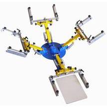 Printex UE Manual Printing Machine 4 Color 1 Station Stand