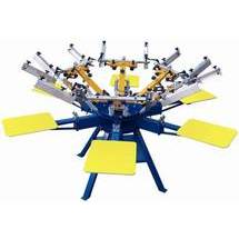 Printex UE Manual Printing Machine 8 Color 8 Station Stand