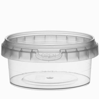 PC Tech Packaging Lege mengpotjes 180 ml (met deksel) (TP95-180)
