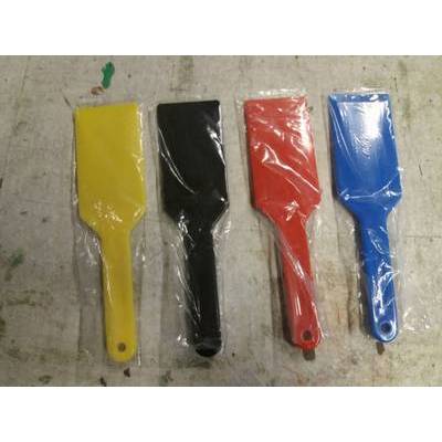 PC Tech Spatula PLASTIC SPATULA Yellow/Red/Black/Blue (W) (SET) (PLASTIC SPATULA 4 COLORS (W))