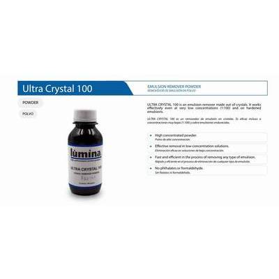 Lumina Ultra Crystal Stencil Remover Powder - 100 gram (ULTRCRSTL-100)