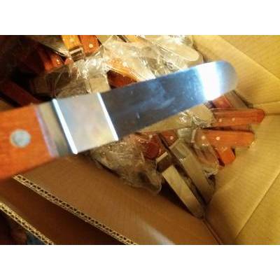 PC Tech Spatula SPATULA Bent Stainless Steel 8 inch (SPATULA BENT 08)