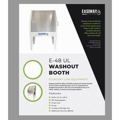 PC Tech Equipment Washout Booth E-48 UL (WSH T BTH E-48 UL )