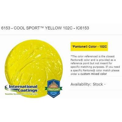 International Coatings IC 6153 Cool Sport TM Yellow 102 C (FC) (IC 6153 --- 01 GALLON)