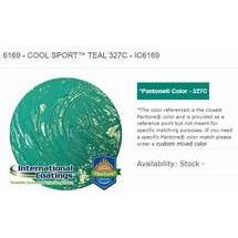 International Coatings IC 6169 Cool Sport TM Teal 327 C (FC)