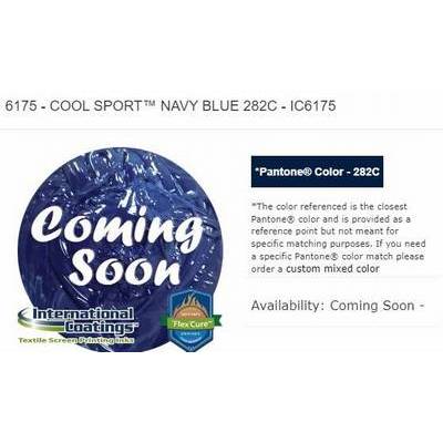 International Coatings IC 6175 Cool Sport TM Navy Blue 282 C (FC) (IC 6175 --- 01 GALLON)
