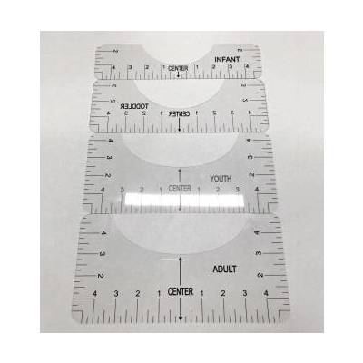 PC Tech Trnsfr Presses T-Shirt Ruler Guide Alignment 04 (TSRGA04)