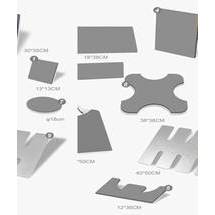 PC Tech Trnsfr Presses Onderplaten Transferpers SET of 5