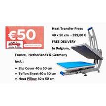PC Tech Trnsfr Presses Auto Open High Pressure Heat Press 40x50 insta