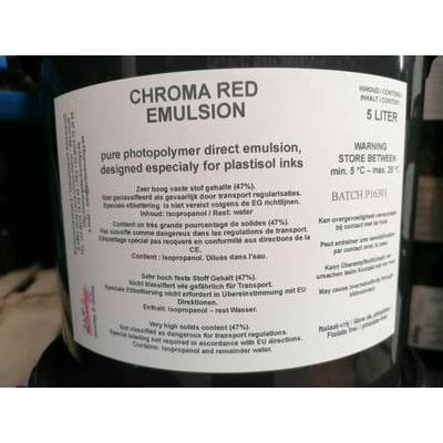 PC Tech Emulsions Emulsie Chroma Red (BOX) (EMULSIE CHRRD 04 BOX)