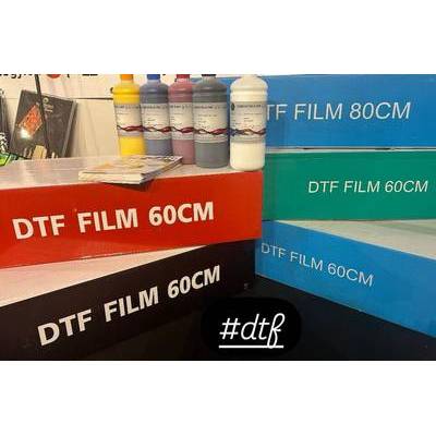 DTF Films 01 DTF Roll 60 cm Red Black 100 meter (DTF 60 CM FLM DS RDBLCK)