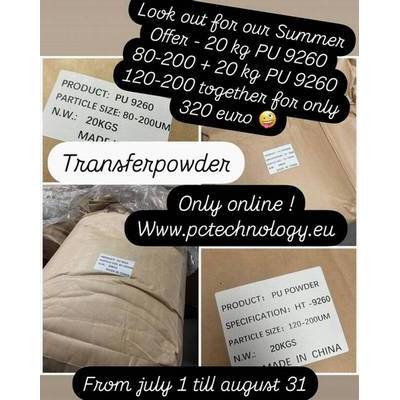 PC Tech Trnsfr Pwdrs (China) DTF Poudre Transfer 9260PU 80-120-200 mu HALLOWEEN (DTF PWDR 9260 TPU 80-120-200 BAG )