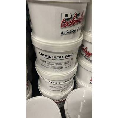 PC Tech Plastisol (STD) STD 915 Ultra White (Cotton) (Big pallet) (STD 915 --- 06 KG B-PLT)